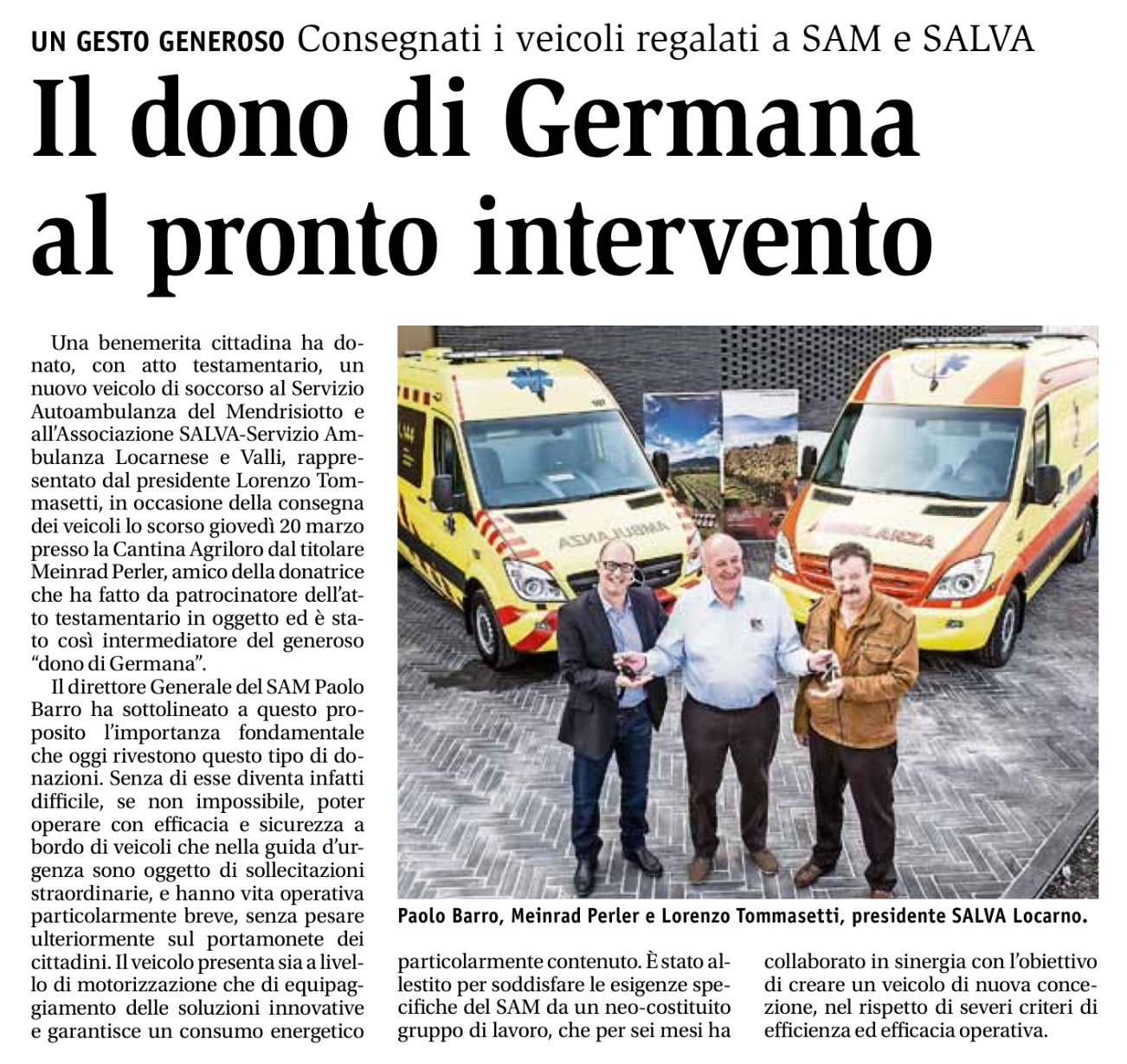 Giornale del Popolo 26.03.2014