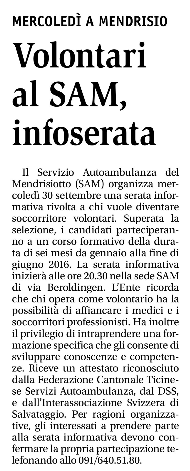 Giornale del Popolo 28.09.2015