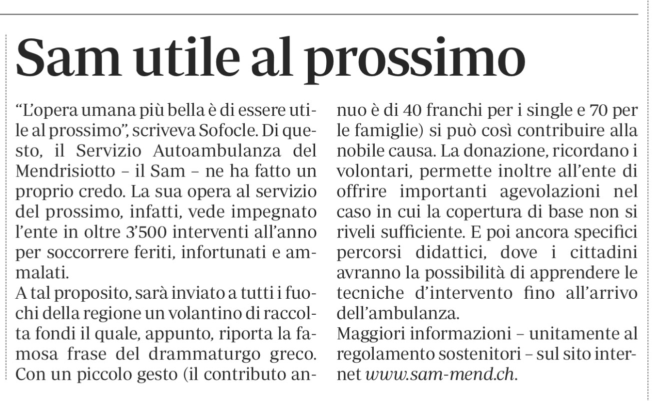 La Regione 15.04.2016